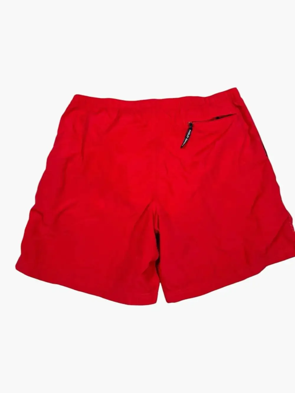 Polo Sport Ralph Lauren Red Nylon Lined Swim Trunks Shorts